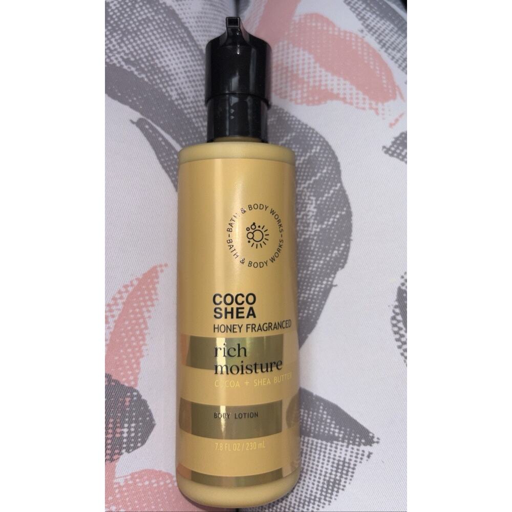 Bath & Body Works Coco Shea Rich Moisture Body Lotion Honey 7.8 Fl Oz New